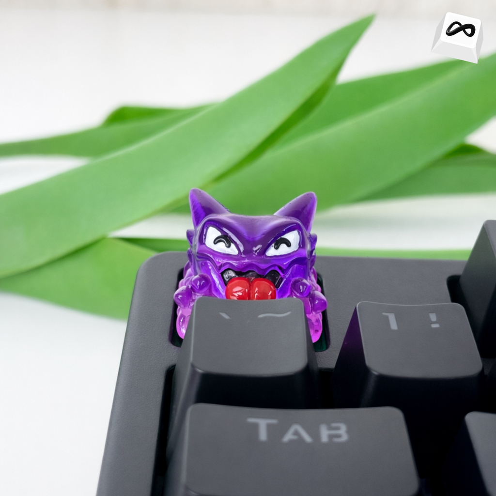 Backlit Ghost Monster Resin Keycap
