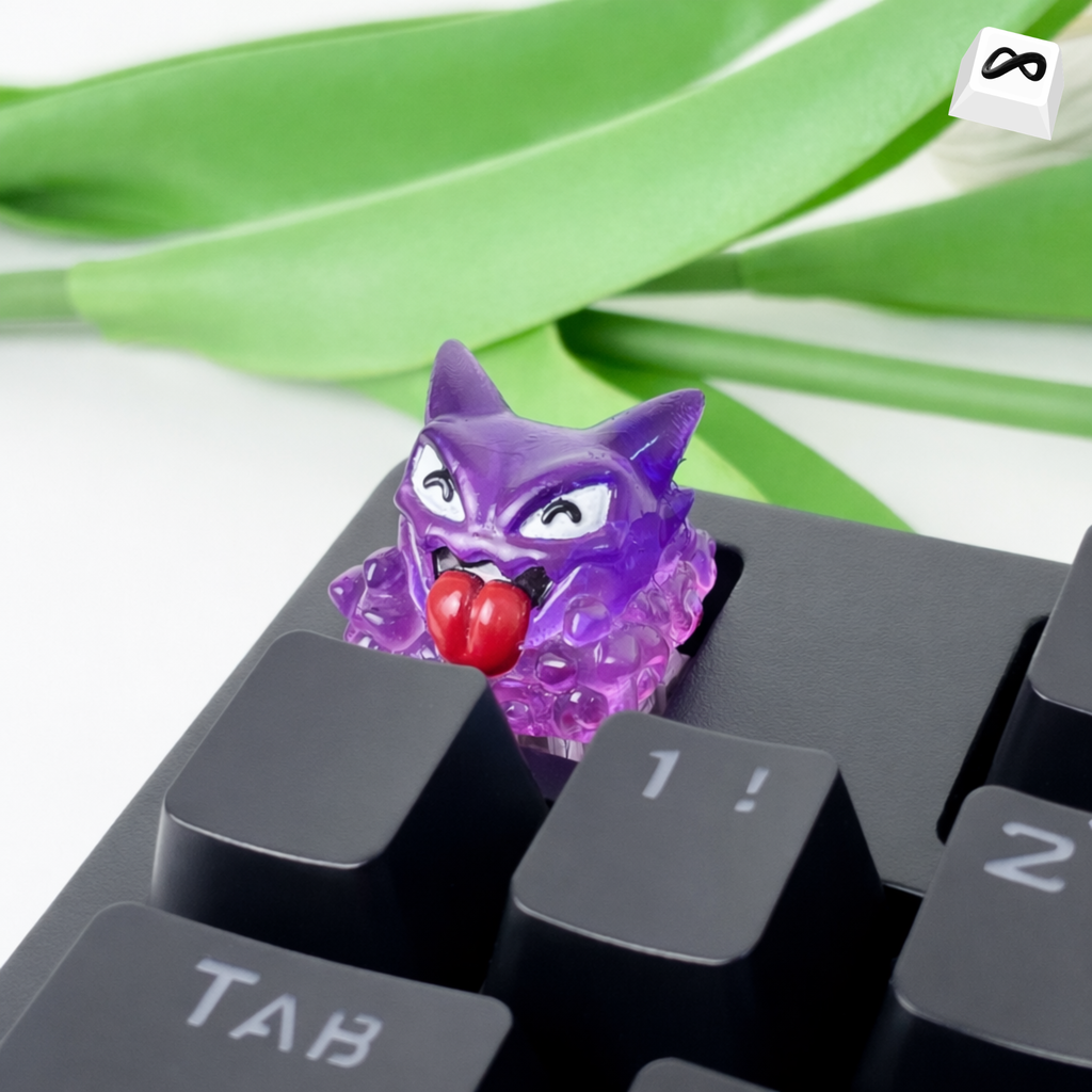 Backlit Ghost Monster Resin Keycap