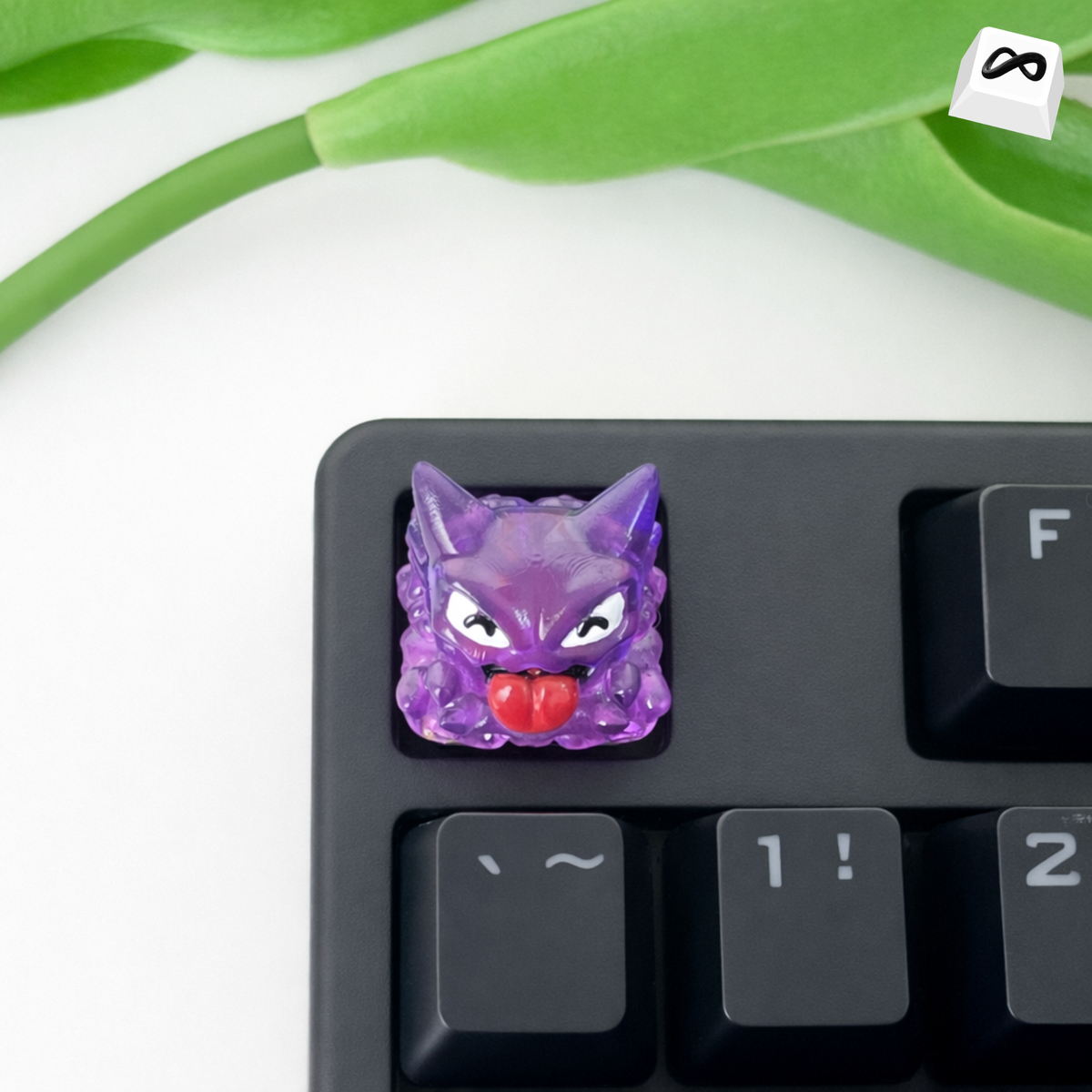 Backlit Ghost Monster Resin Keycap