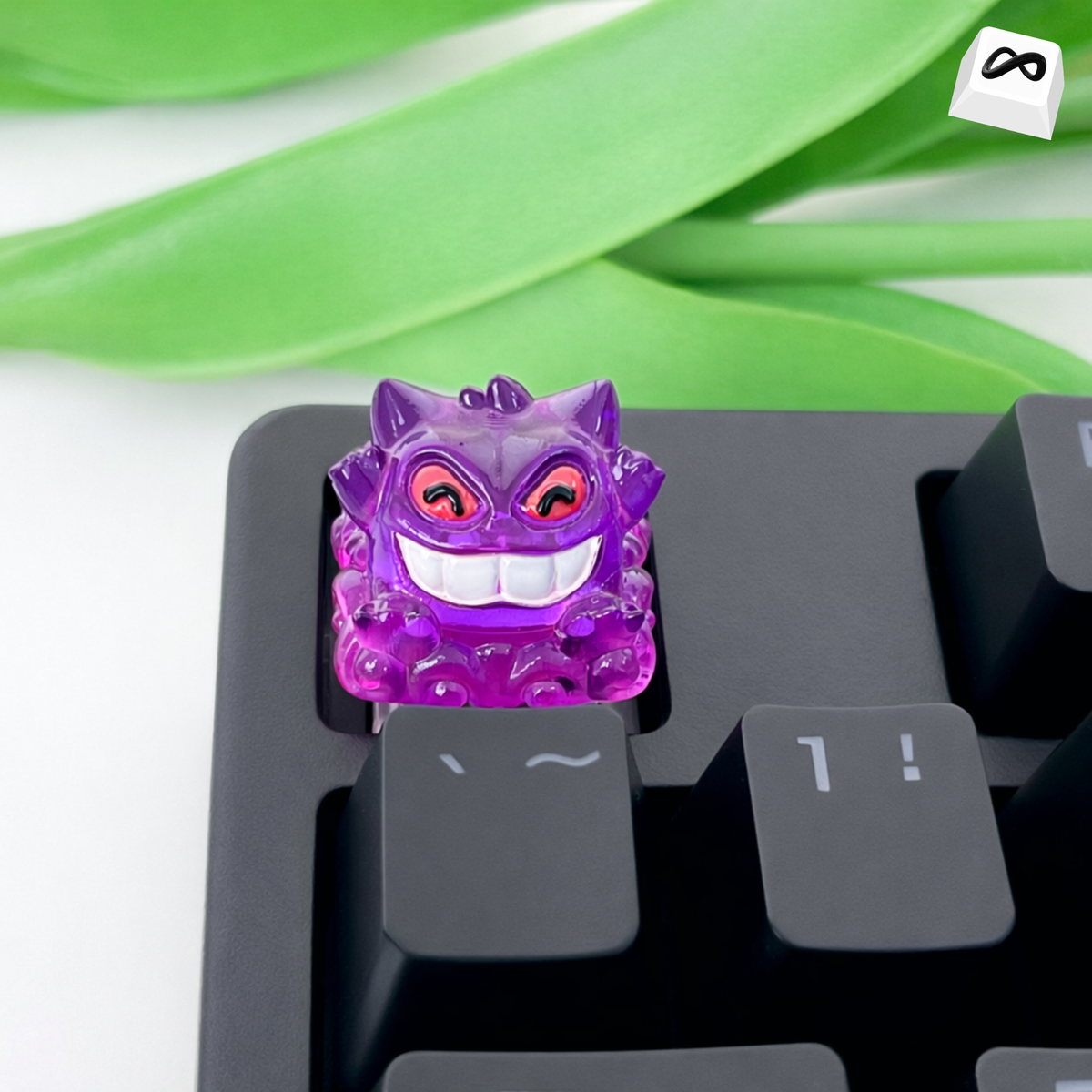 Backlit Ghost Monster Resin Keycap