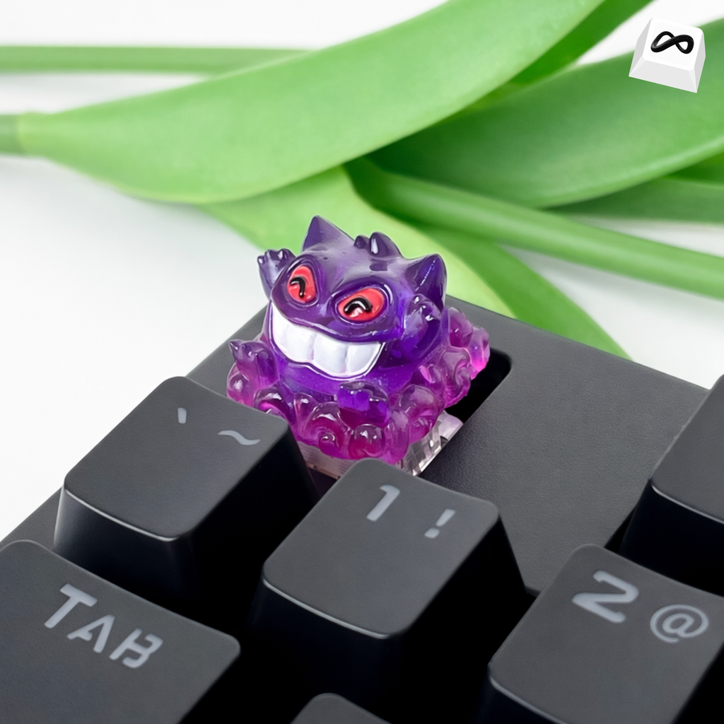 Backlit Ghost Monster Resin Keycap