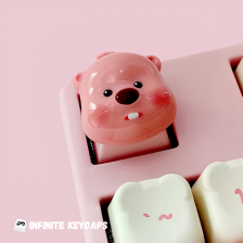 Pink Bear Keycap