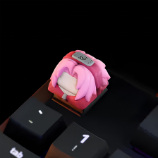 Pink Ninja Keycap