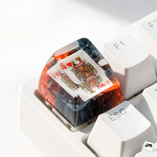 Playing Card Resin Keycap