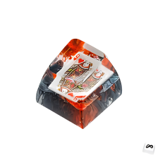 Playing Card Resin Keycap