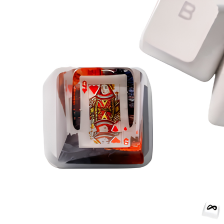 Playing Card Resin Keycap