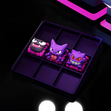 Purple Ghost Keycap