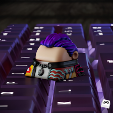 Purple Idol Hunter Artisan Keycap