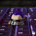 Purple Idol Hunter Artisan Keycap