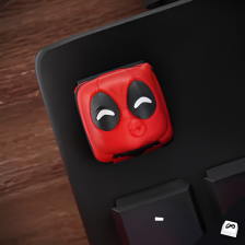 Red Mask Trickster Keycap