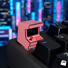 Retro Arcade Machine Keycap