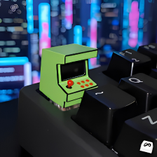 Retro Arcade Machine Keycap