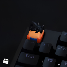Spiky Hair Warrior Keycap