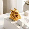 Golden Lion Dance Head Keycap