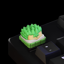 Green-Haired Pirate Keycap