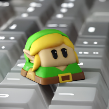 Hero of Hyrule-Inspired Keycap