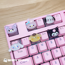 Kawaii Resin Keycap Set