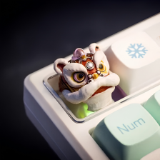Lion Dance Head Artisan Keycap