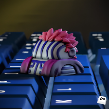 Lotus Demon Warrior Keycap