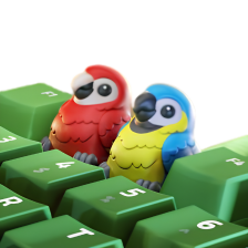 Macaw Parrot Keycap