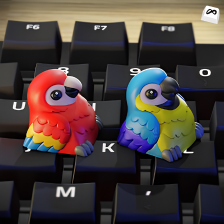 Macaw Parrot Keycap