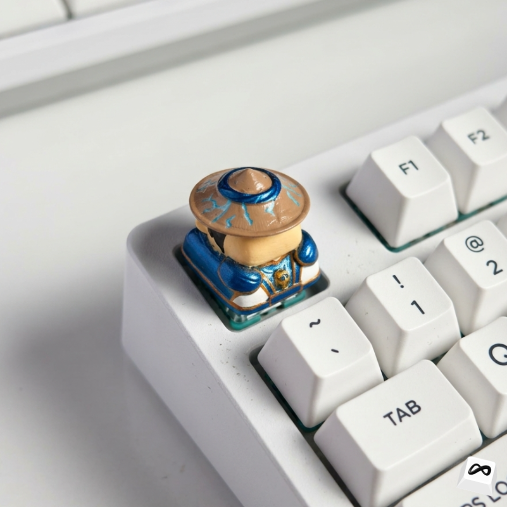 Storm Hat Thunder Monk Keycap