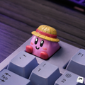 Straw Hat Pink Star Keycap