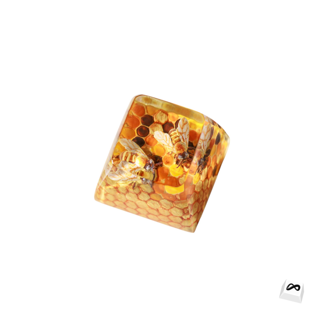 Honeycomb Bee Artisan Keycap