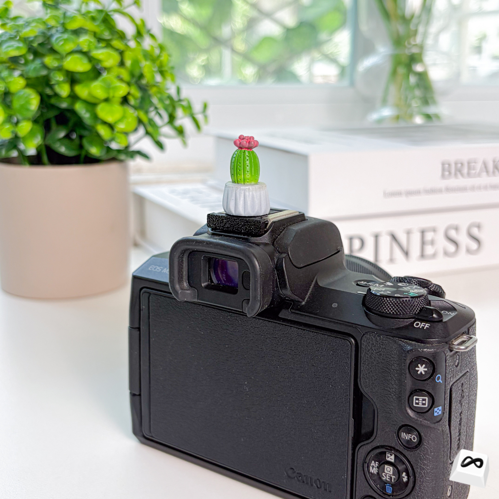 Blooming Cactus Camera Hot Shoe Cover