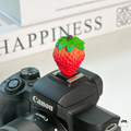 Strawberry Camera Hot Shoe Cover
