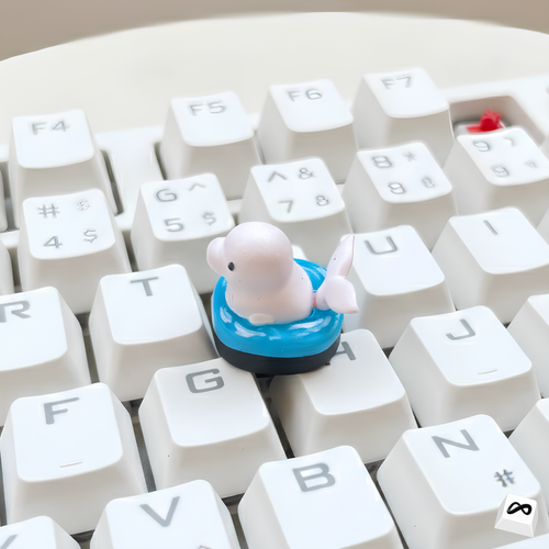 Beluga Whale Keycap