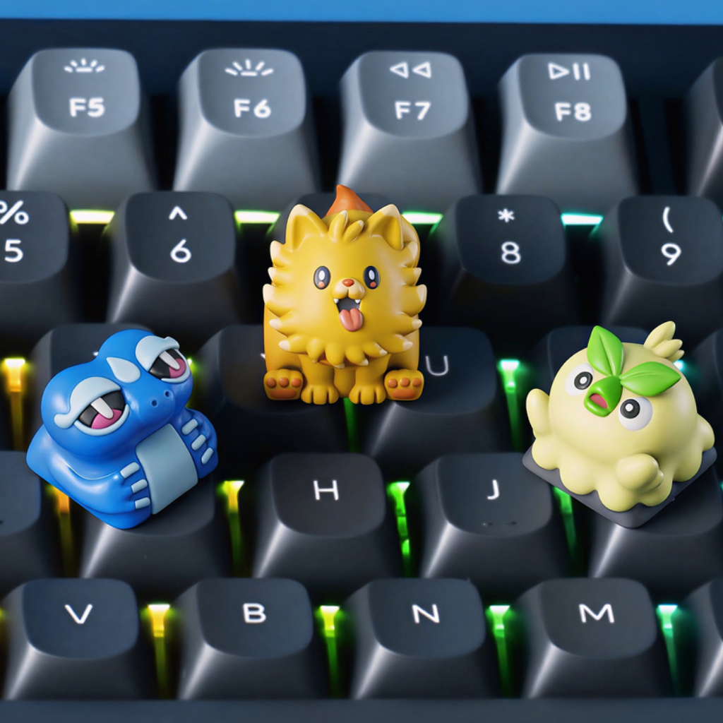 Cute Creature Artisan Keycap Set