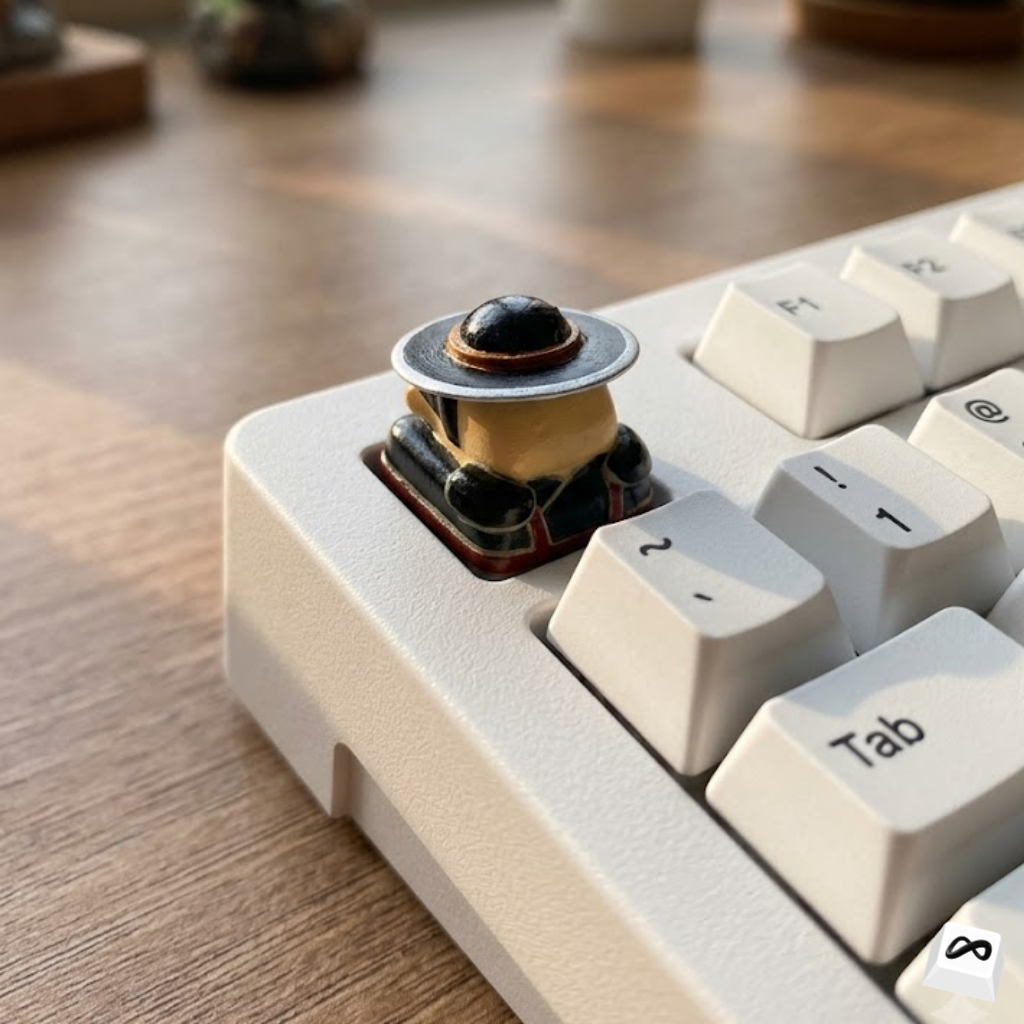 Metal Hat Warrior Keycap