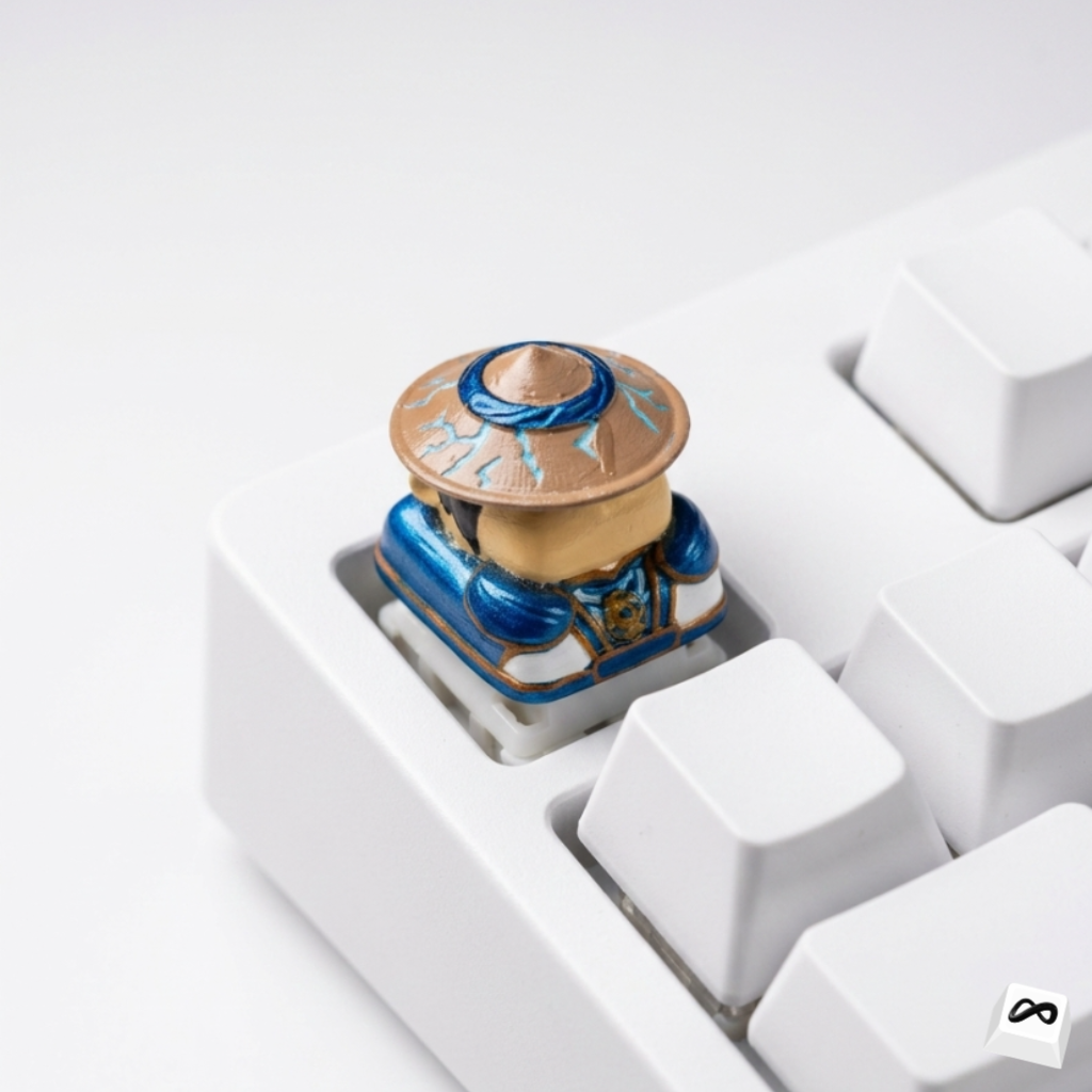 Storm Hat Thunder Monk Keycap