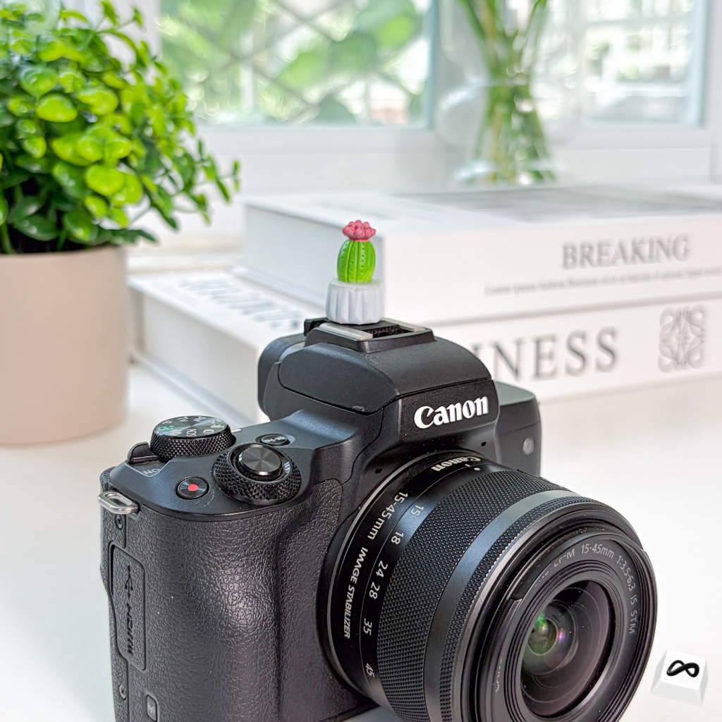 Blooming Cactus Camera Hot Shoe Cover