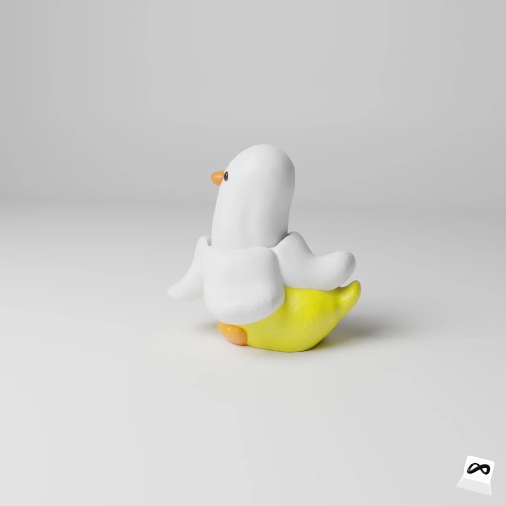 Banana Duck Fidget Clicker