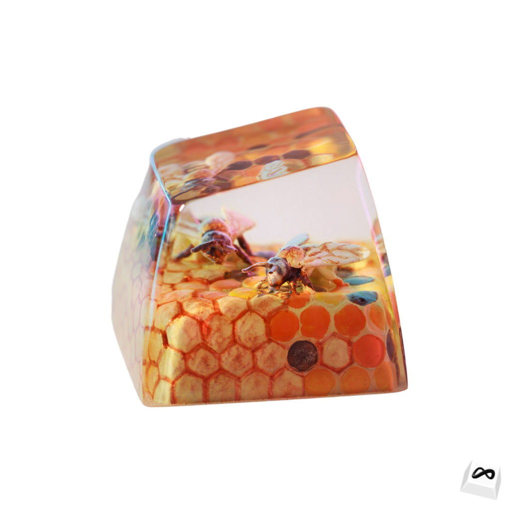 Honeycomb Bee Artisan Keycap