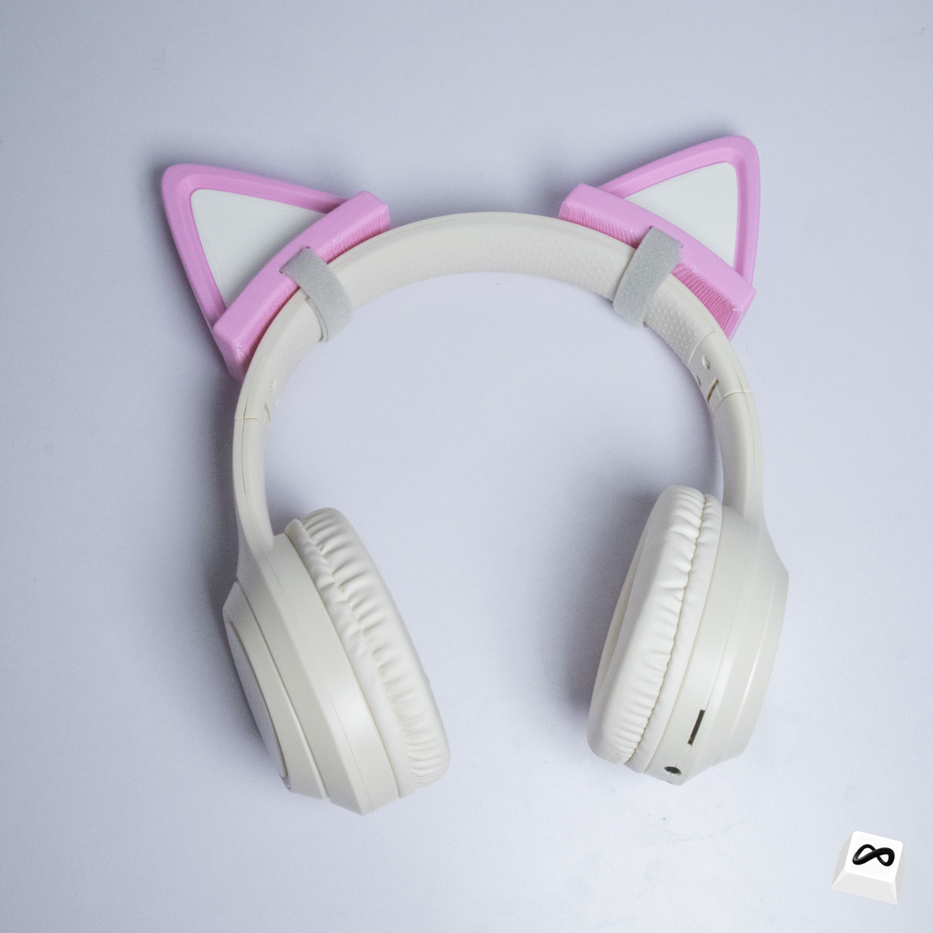 Pink Cat Ear Headphone Attachment