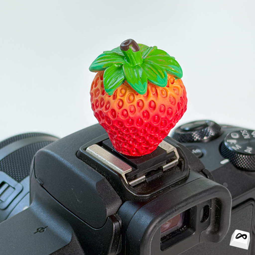 Strawberry Camera Hot Shoe Cover