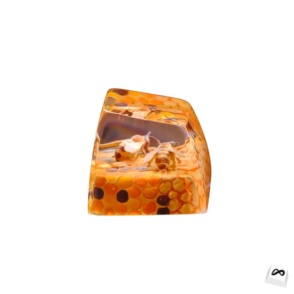 Honeycomb Bee Artisan Keycap