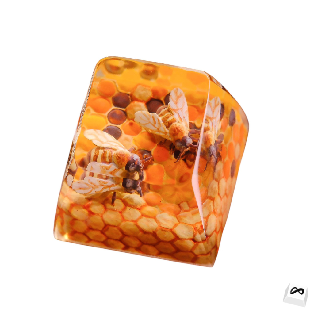 Honeycomb Bee Artisan Keycap