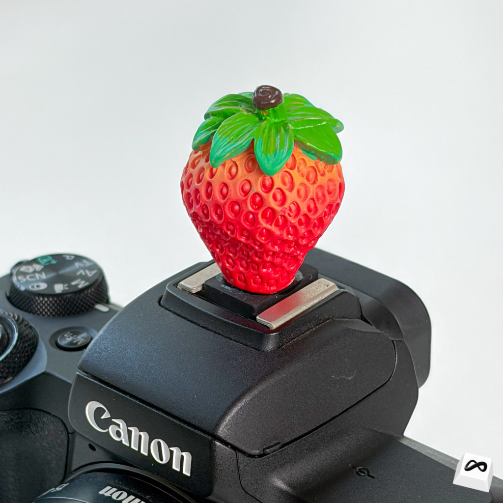Strawberry Camera Hot Shoe Cover