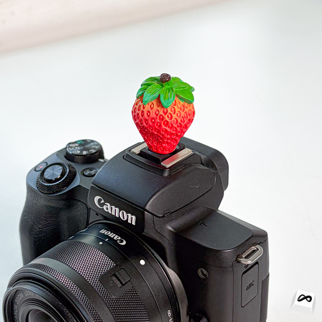 Strawberry Camera Hot Shoe Cover