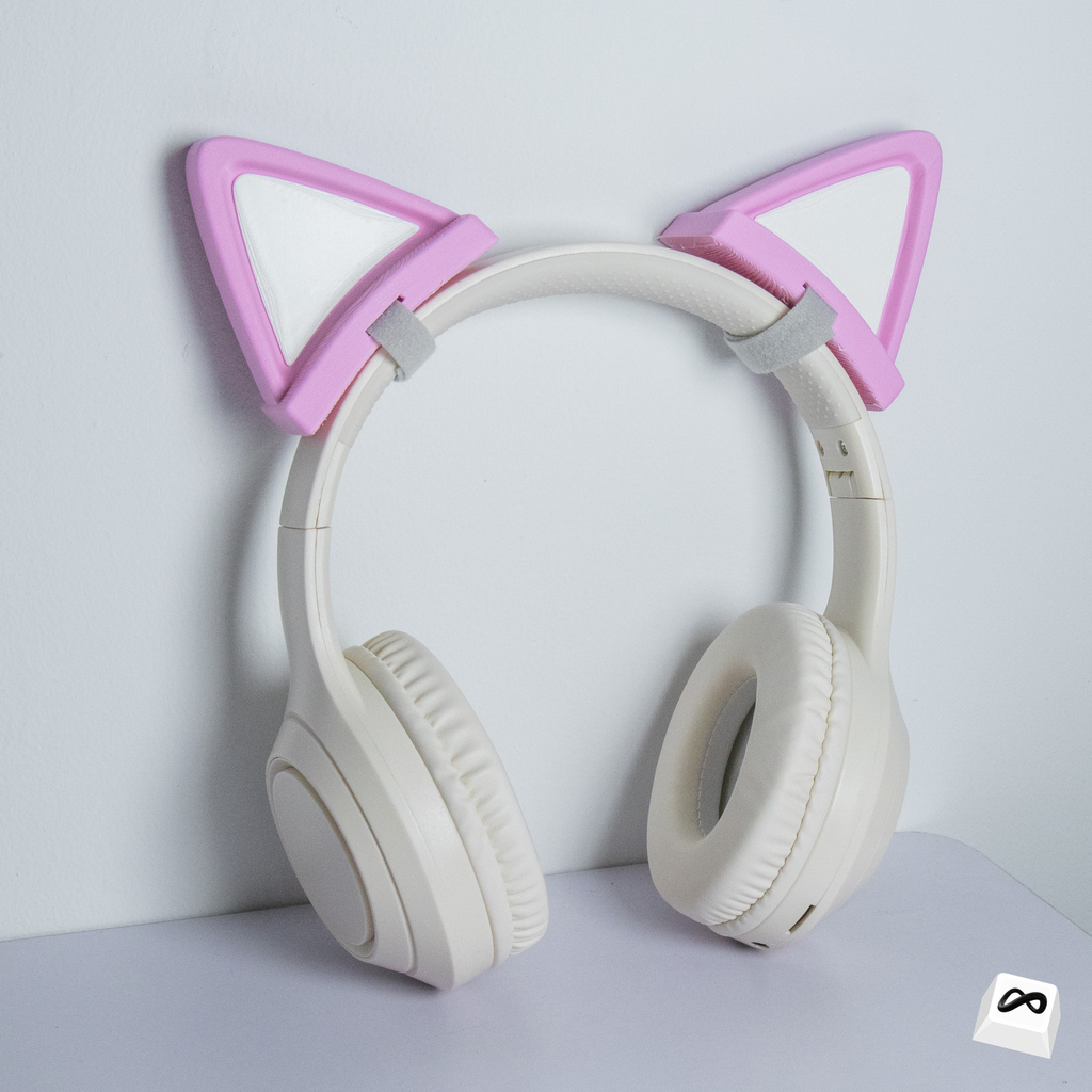 Pink Cat Ear Headphone Attachment