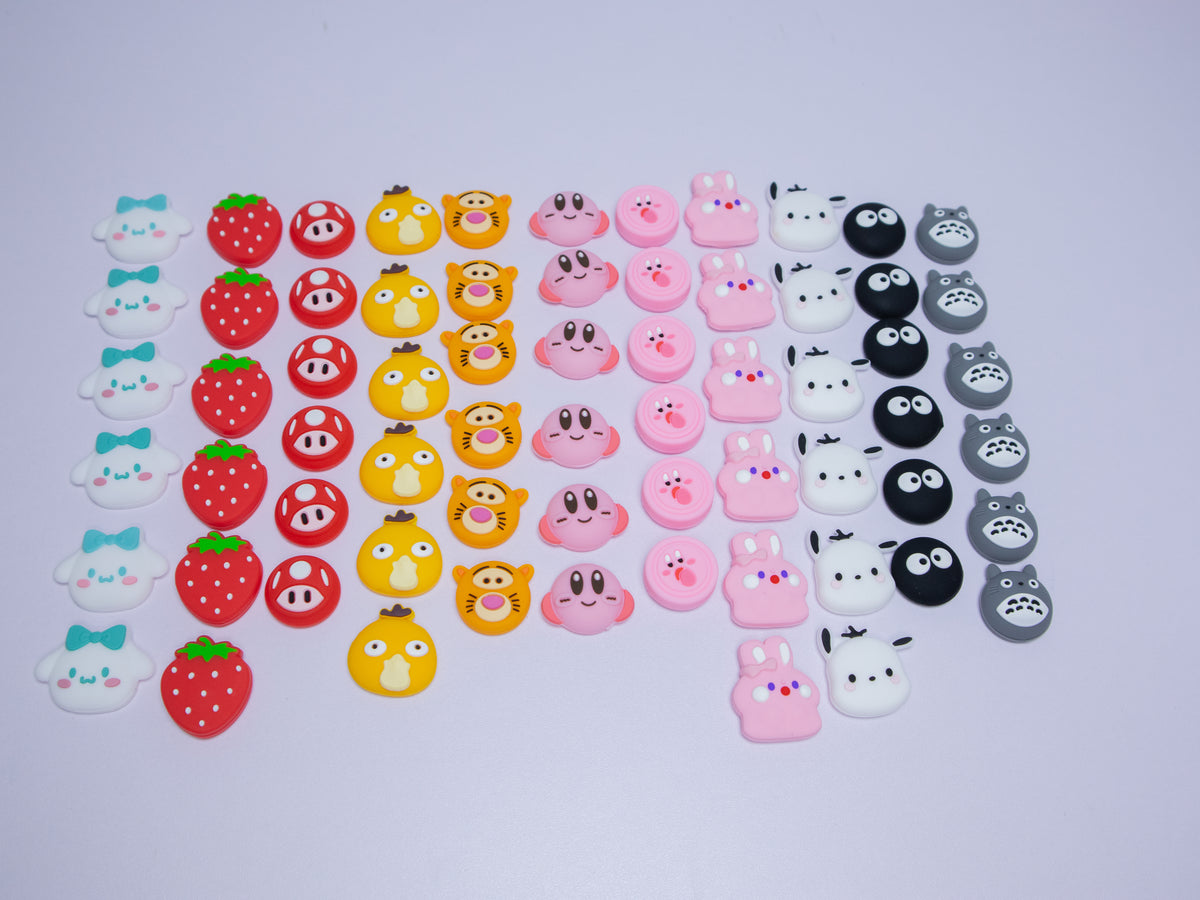 Set of 2 | Cute Nintendo Switch Thumb Grip Caps