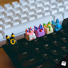 Elemental Fox Keycap