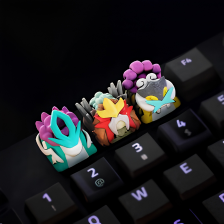Fire Guardian Artisan Keycap