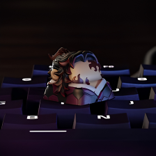 Flame Warrior Keycap