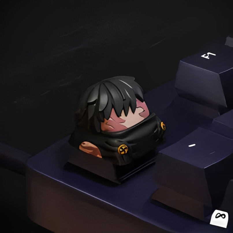 Dark Anime Sorcerer Artisan Keycap