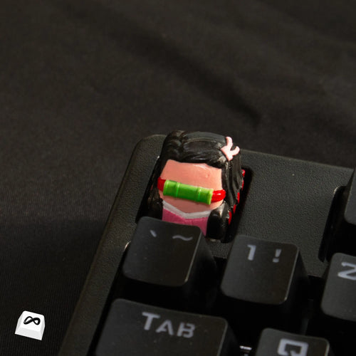 Bamboo Mouth Girl Keycap